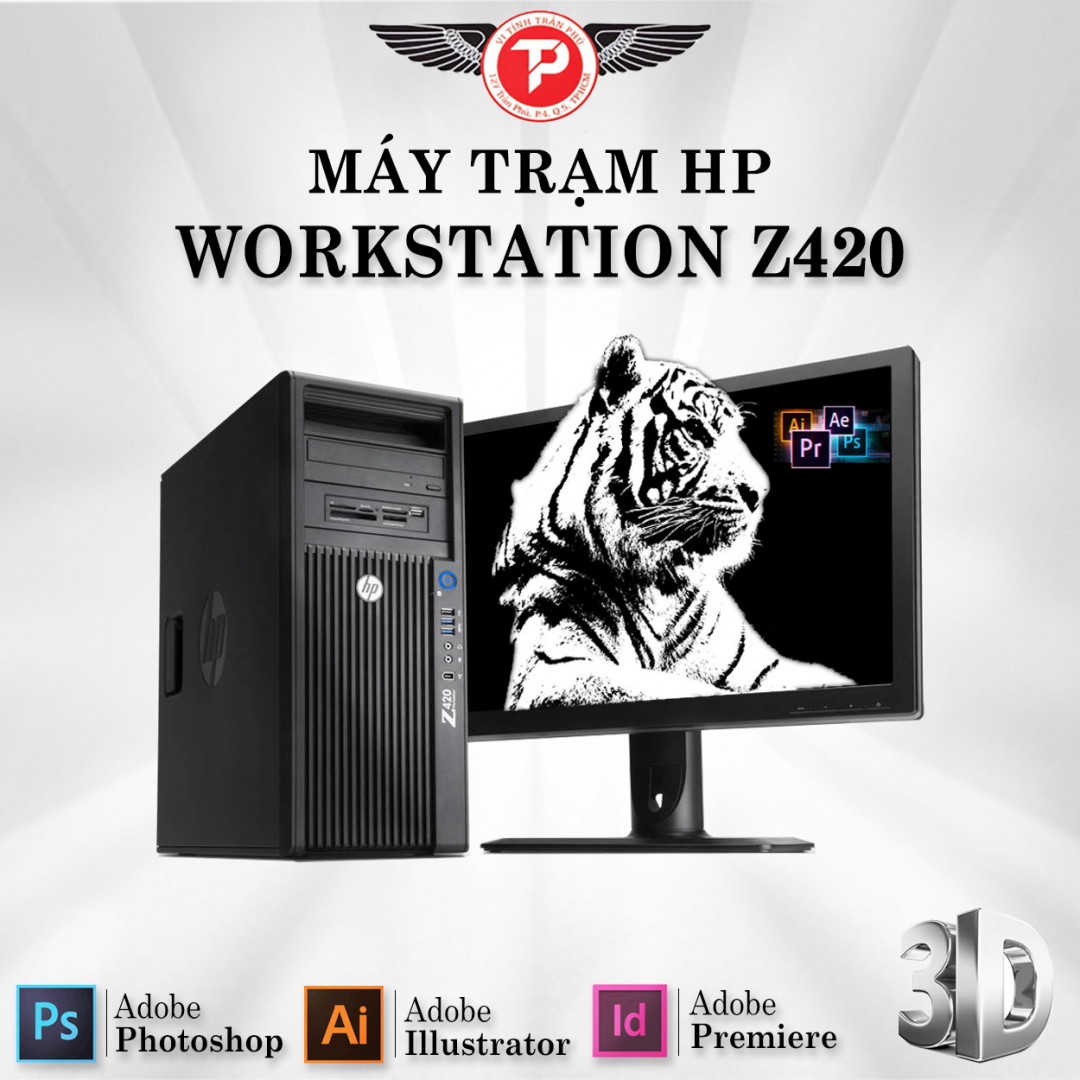 Máy Trạm HP Workstation Z420 - GTX1660 6GB